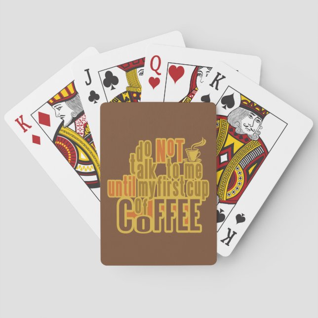 CAFÉ PRIMER mazo de cartas (Reverso)