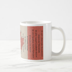 Café Primer ministro taza de la historia política