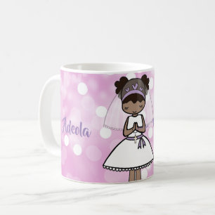 Café Primera taza adorable del nombre del chica de la