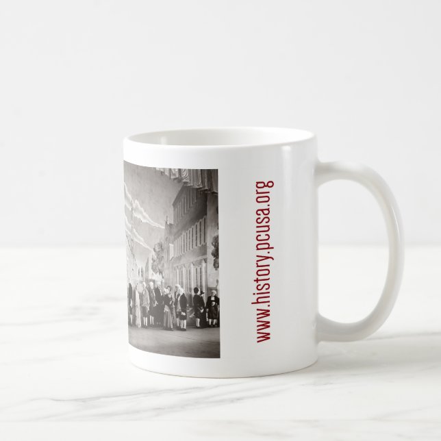 Café Primera taza de la Asamblea General (Derecha)