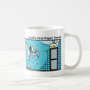 Café Primera taza de la toalla de papel del mundo