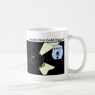 Café Primera taza divertida de Stickman del buscador de