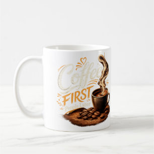 Café Primero las Personas Después Taza de Café Div