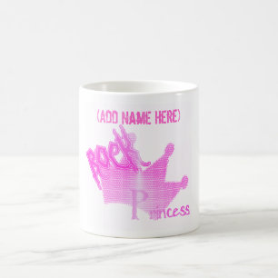 Café Princesa de la roca - taza personalizada