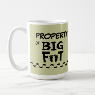 Café PROPIEDAD de la taza GRANDE del PIE
