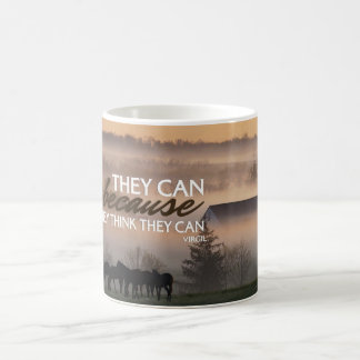 Café Pueden taza de motivación de la cita