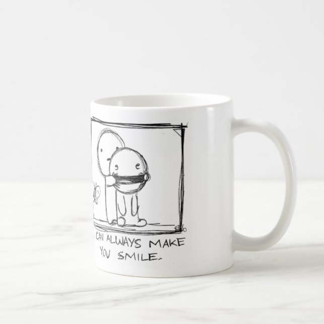 Café Puedo hacerle la taza de la sonrisa (Derecha)