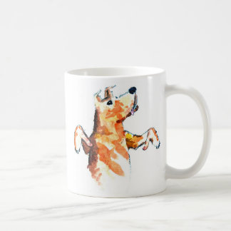Café Pulgares para la taza de los perros