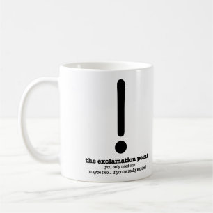 Café Puntuación divertida de la taza de la gramática