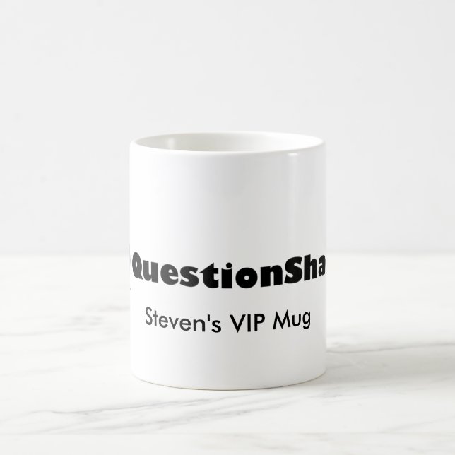 Café qs_500-with-text, taza del VIP de Steven (Centro)