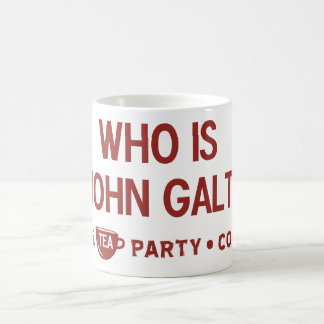 Café Quién es taza de la fiesta del té de Juan Galt
