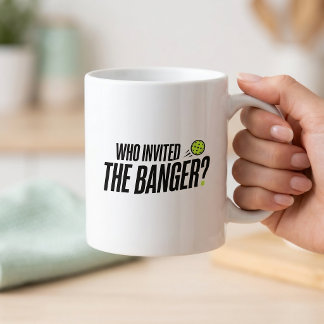Café ¿Quién invitó al Banger? Taza de pickleball