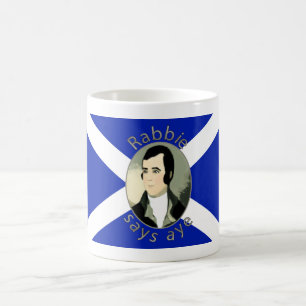 Café Rabbie quema la taza escocesa de la independencia