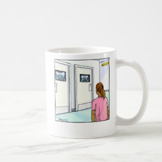 Café Radiología divertida de la taza del dibujo animado