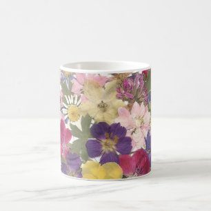 Café Ramo de taza de las flores