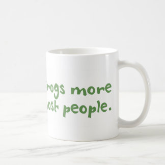 Café Ranas regla, taza del Drool de los sapos