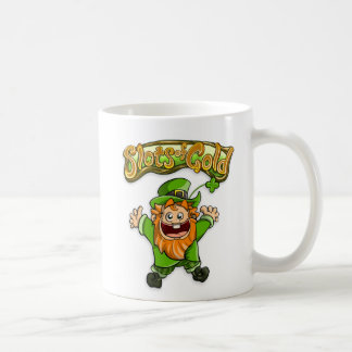 Café Ranuras de la taza del oro