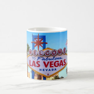 Café Recepción a la taza del Rótulo de Las Vegas