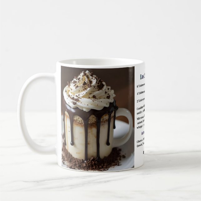 Café Receta Simple de Torta en Taza Instantánea (Izquierda)