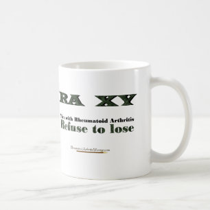 Café Rechace perder la taza de la artritis reumatoide