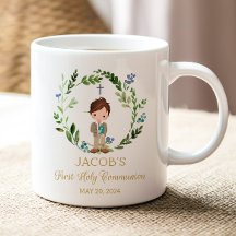 Recuerdo de la Primera Comunión del Niño Taza de C