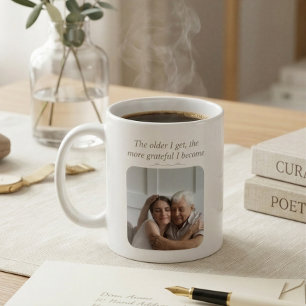 Café Recuerdo de taza de foto personalizada del Día del