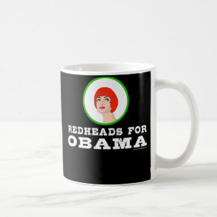 Café Redheads para la taza de Obama