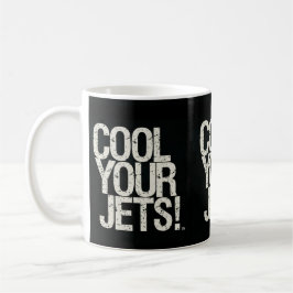 Café Refresque su taza de los jets
