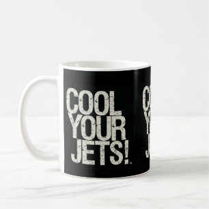 Café Refresque su taza de los jets