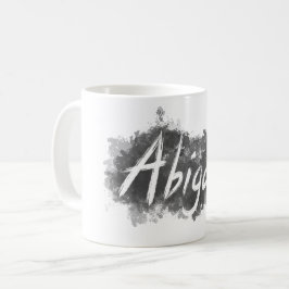 Café Regalo de Abigail su taza conocida, nombre en la
