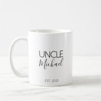 Regalo de anuncio de embarazo para tío Taza de caf