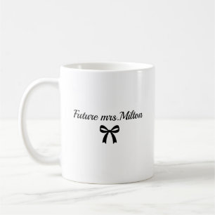 Café Regalo de compromiso para futura Sra. Taza para no