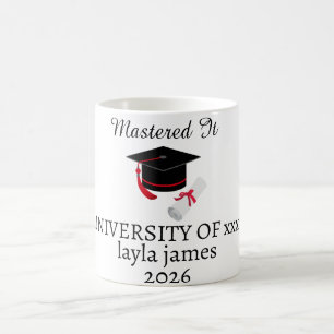 Café Regalo de graduación de Maestría para ella, Taza d