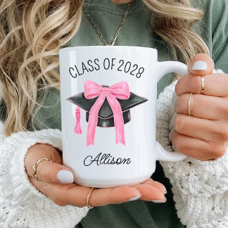 Café Regalo de Taza de Graduación Personalizada Coquett
