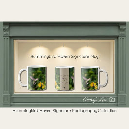 Café Regalo de taza de la naturaleza Haven del colibrí