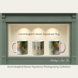 Café Regalo de taza de la naturaleza Haven del colibrí