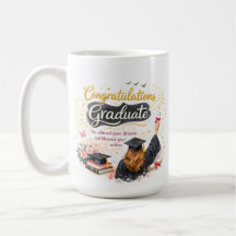 Regalo de taza para graduado: Felicitaciones