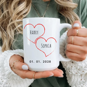 Café Regalo de Taza Personalizada Adorable para Parejas