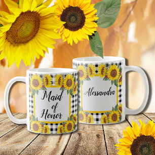 Café Regalo para Dama de Honor Taza Personalizada de Gi