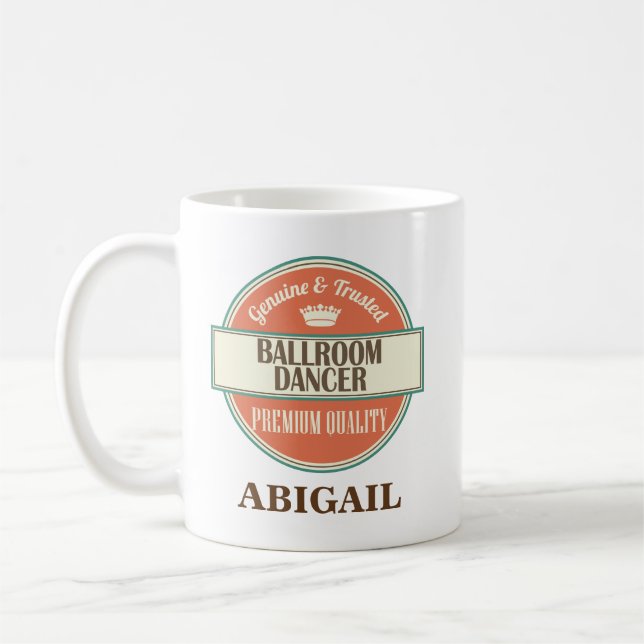 Café Regalo personalizado bailarín de la taza de la (Izquierda)