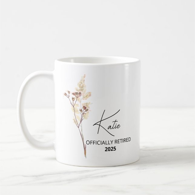 Café Regalos de jubilación para profesora, Taza para pr (Izquierda)