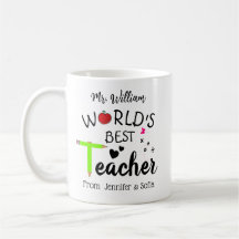 Regalos de profesores personalizados - mejor taza 