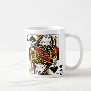 Café Reina de la taza de las espadas