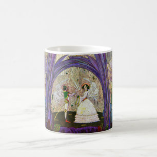Café Reina de la taza del arte de Thumbelina de las