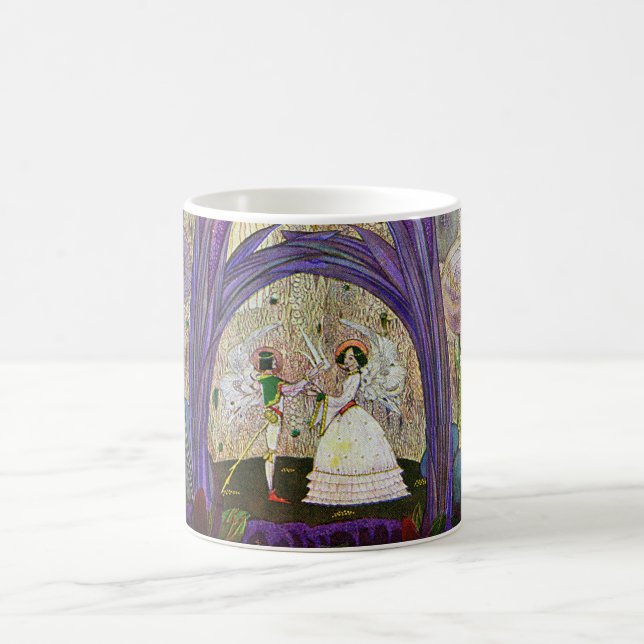 Café Reina de la taza del arte de Thumbelina de las (Centro)