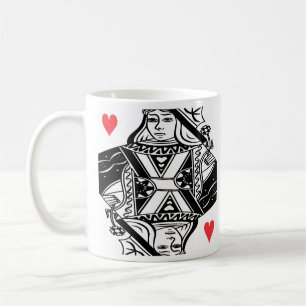 Café Reina de la taza del gráfico de vector de los