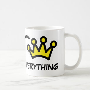 Café Reina de todo   Taza divertida para esposa