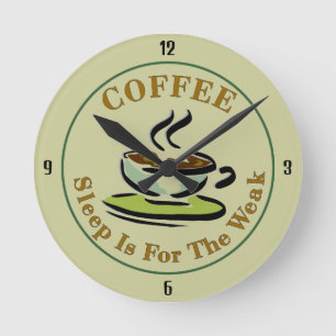 Café, reloj de pared