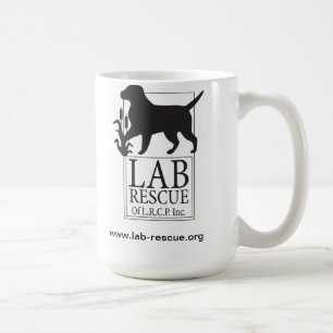 Café Rescate del laboratorio de la taza de cerámica de