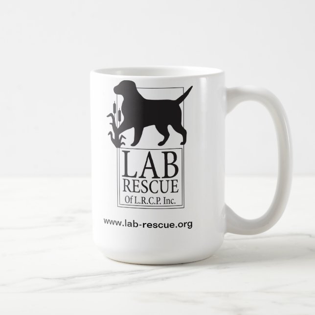 Café Rescate del laboratorio de la taza de cerámica de (Derecha)